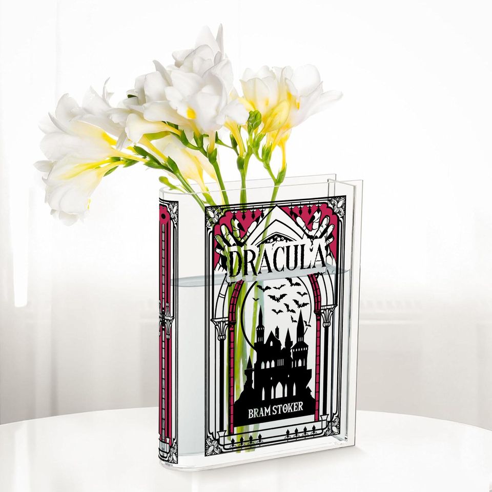 Dracula Acrylic Book Vase