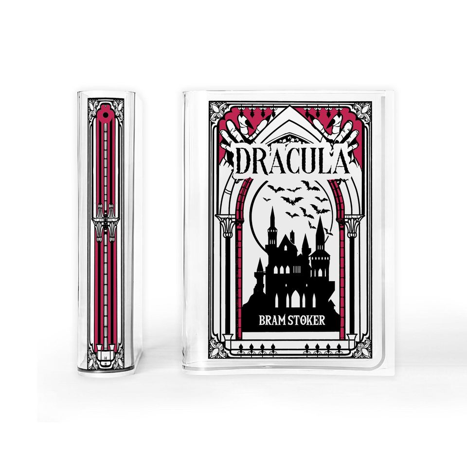 Dracula Acrylic Book Vase