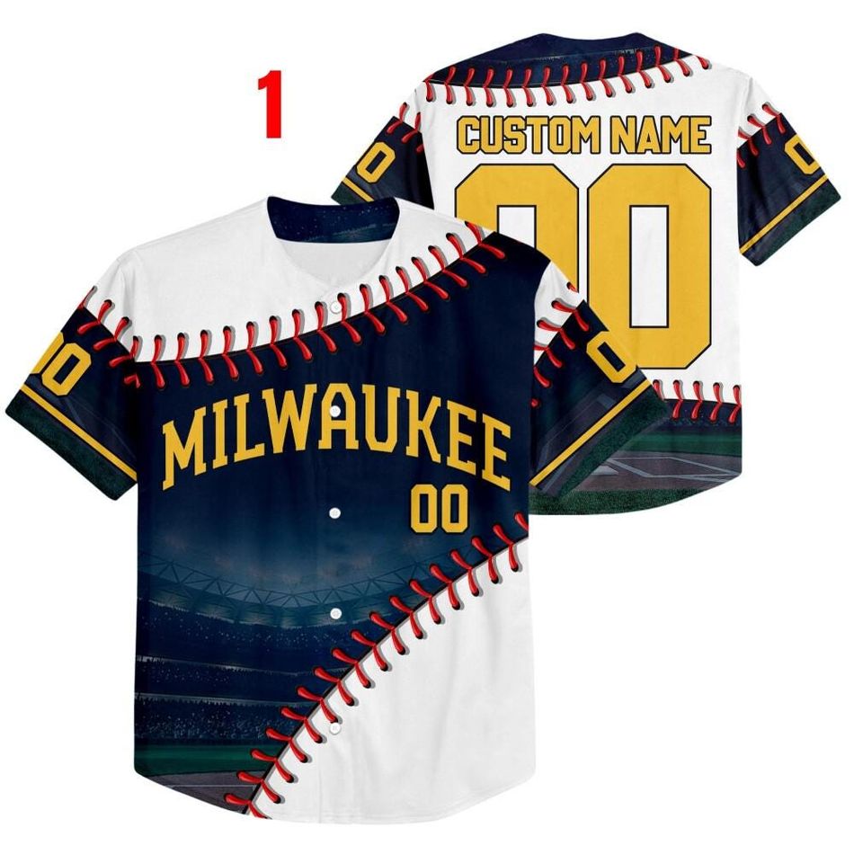 Customized Milwaukee Baseball Team Jersey, Milwaukee Baseball Team Custom Jersey, Est. 1969, Baseball Fans Gift