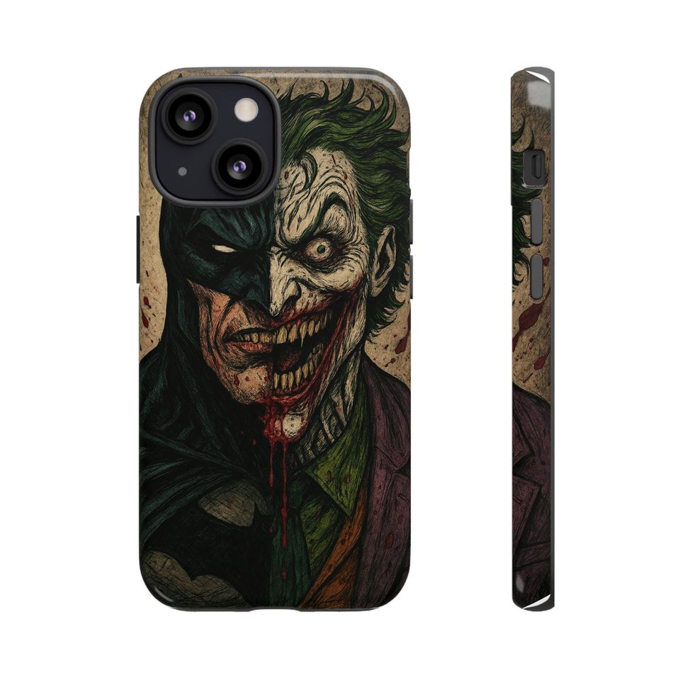Batman vs Joker Phone Case – Dark Comic Superhero Cover for iPhone