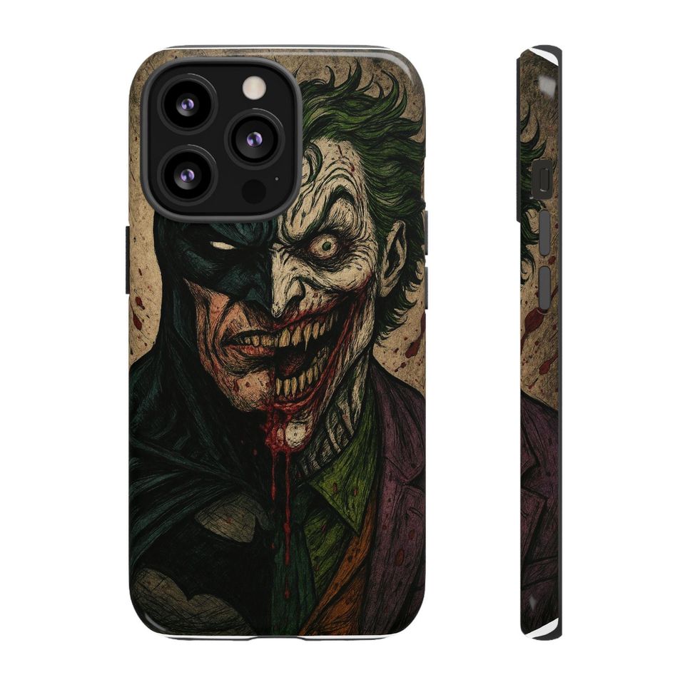 Batman vs Joker Phone Case – Dark Comic Superhero Cover for iPhone