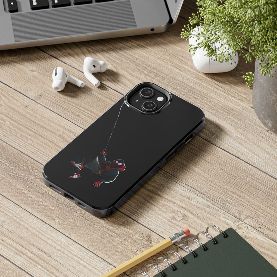 Tough Spiderguy Phone Case – Miles Morales Style for iPhone Users