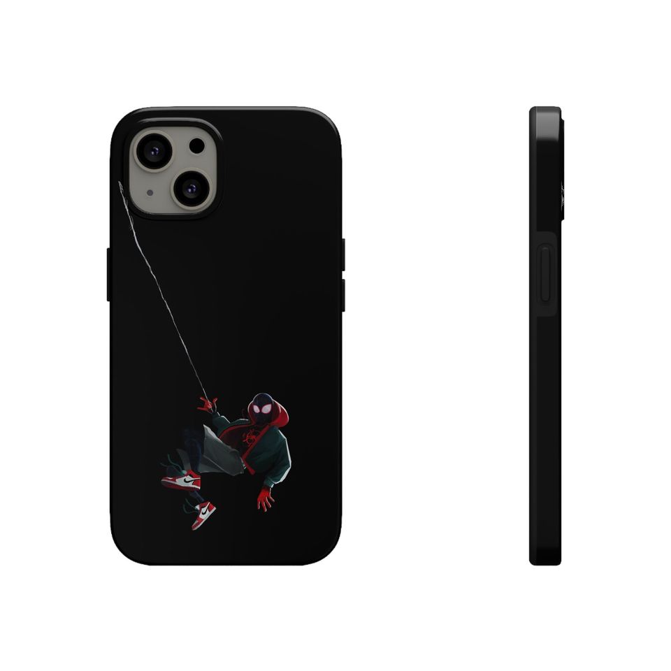 Tough Spiderguy Phone Case – Miles Morales Style for iPhone Users