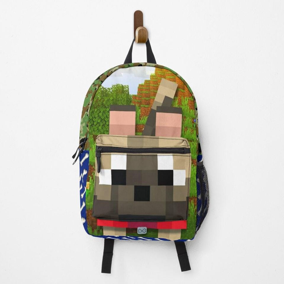 Minecraft Wolf Variants Backpack for Kids