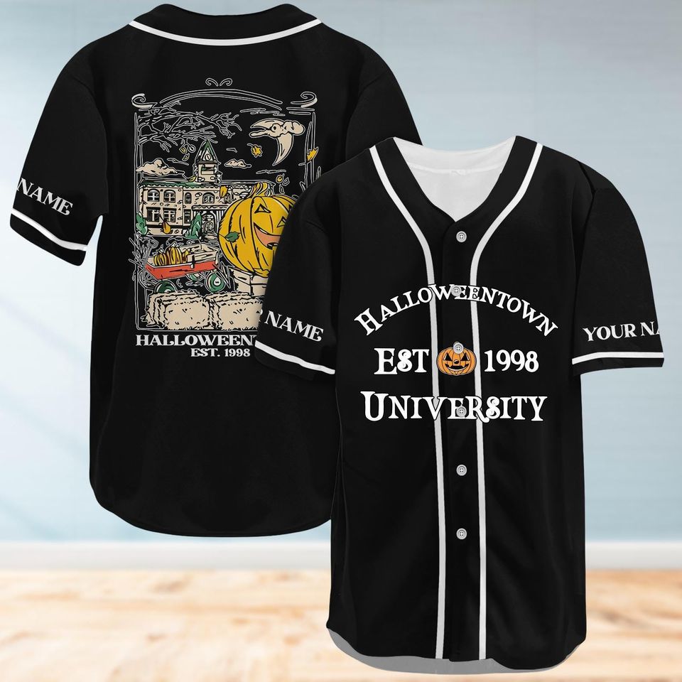 Halloweentown 1998 Baseball Jersey - Custom University Style Halloween Shirt