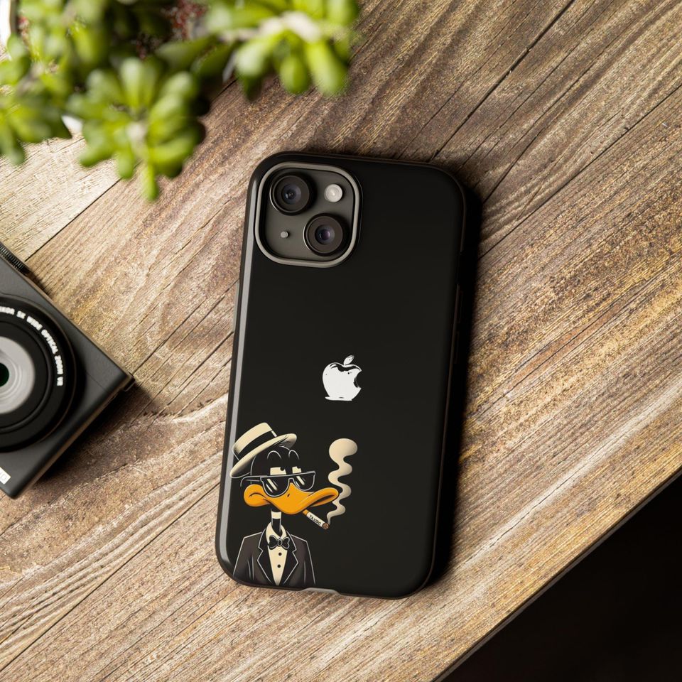 Funny Daffy Duck iPhone Tough Case – Cartoon Cover, Gift for Duck Lovers
