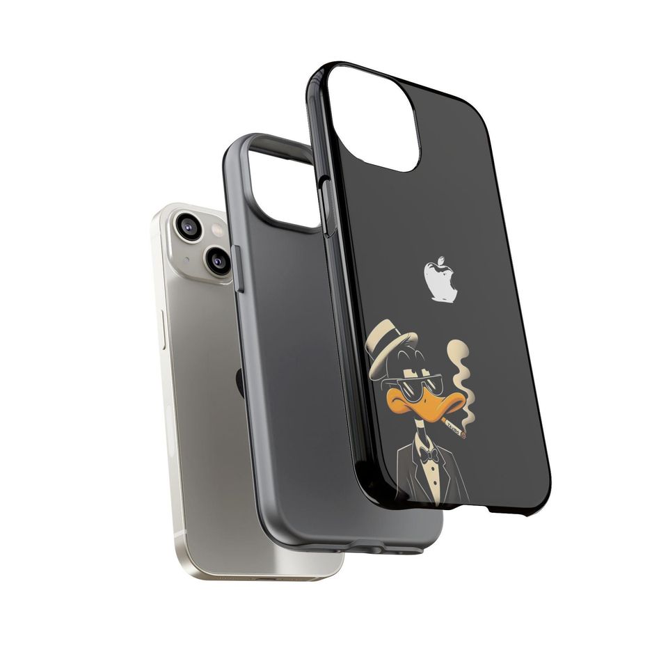 Funny Daffy Duck iPhone Tough Case – Cartoon Cover, Gift for Duck Lovers