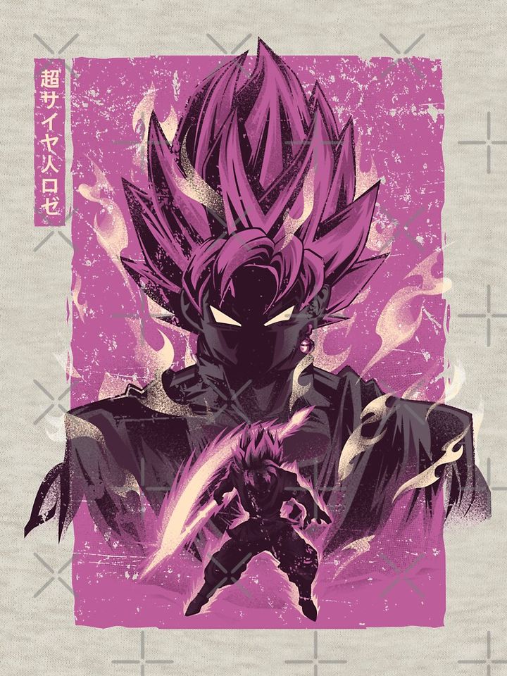 Goku Rose Retoro Classic T-Shirt