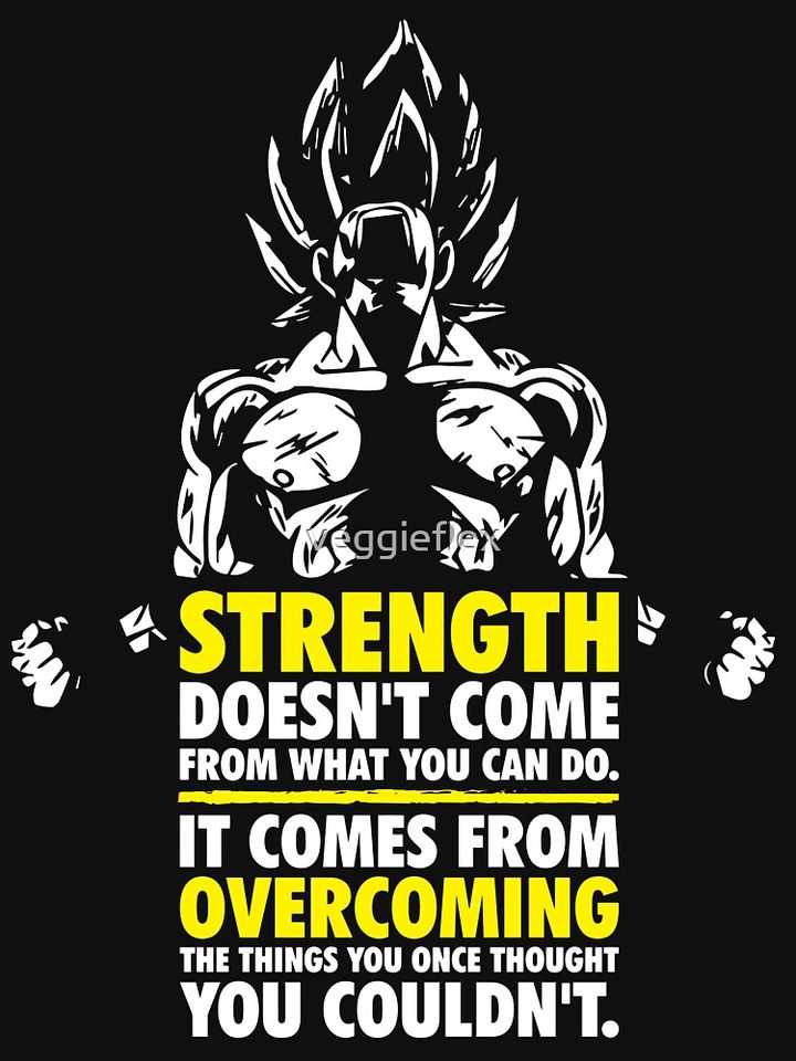 Strength - Anime Gym Motivational  Essential T-Shirt