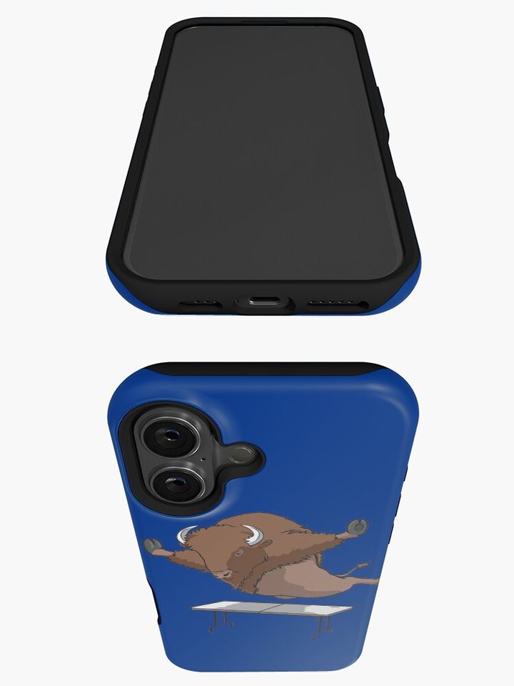 Real Buffalo Bills Mafia Buffalo Bills Superfan table dive iPhone Case, Gift For Fan