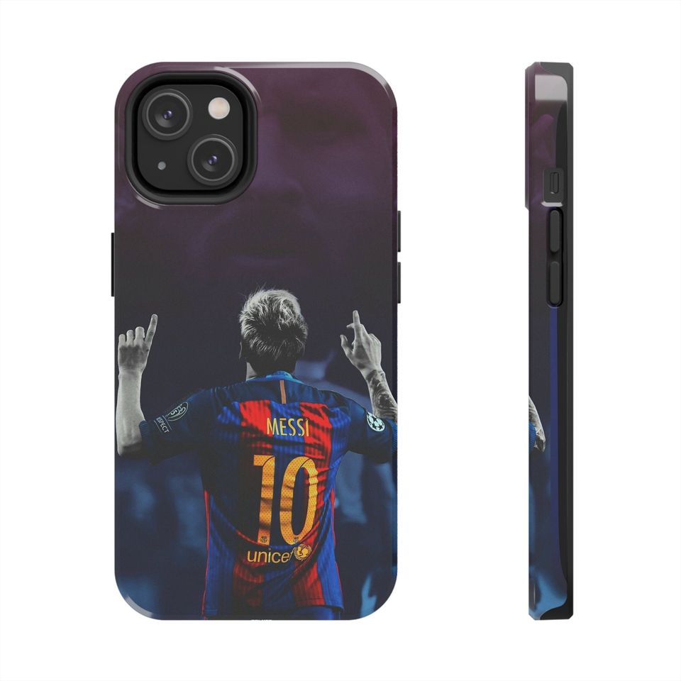 Messi iPhone Case, Football Phone Cover for Fans