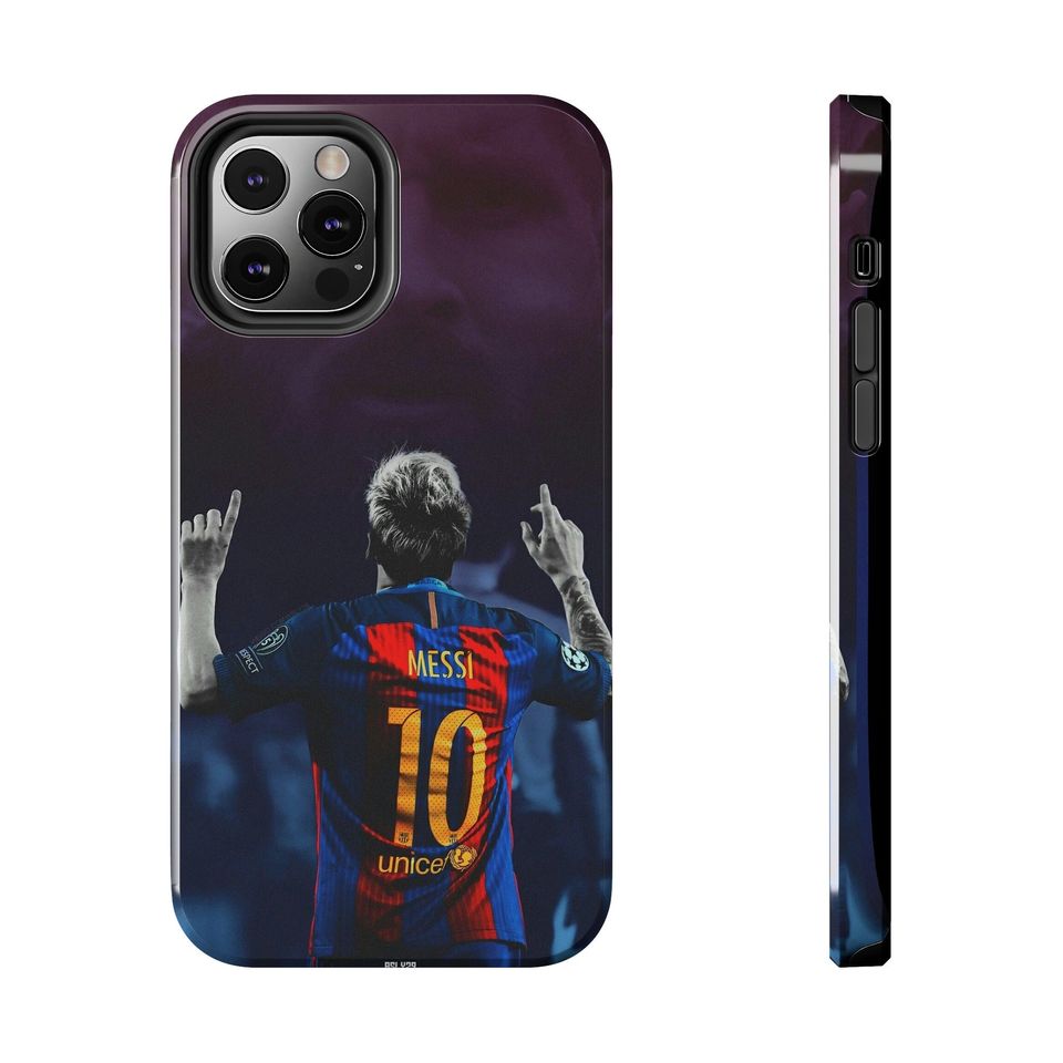 Messi iPhone Case, Football Phone Cover for Fans