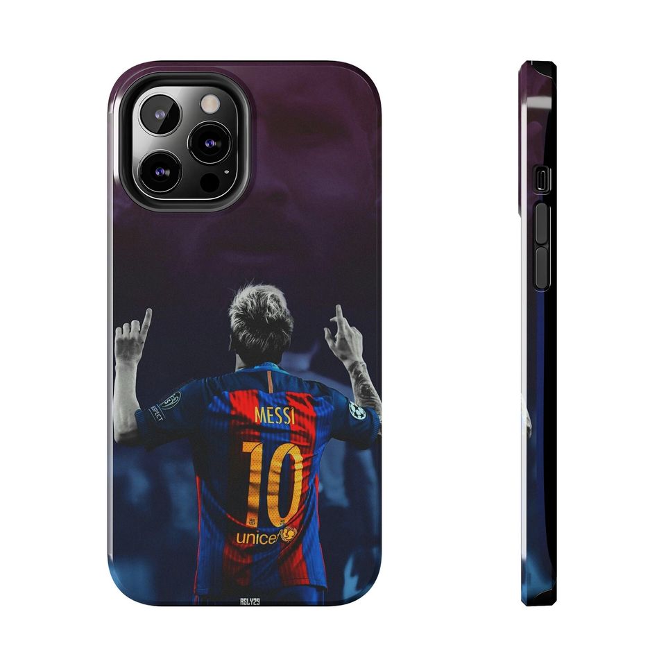 Messi iPhone Case, Football Phone Cover for Fans
