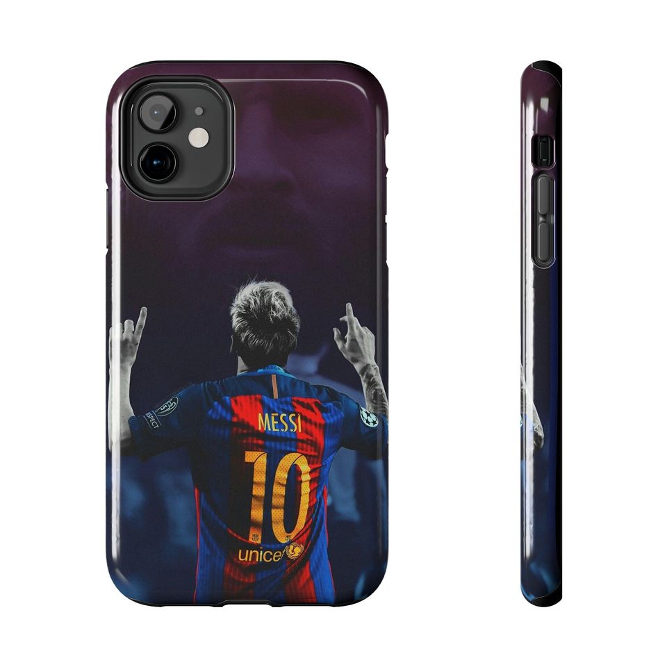 Messi iPhone Case, Football Phone Cover for Fans