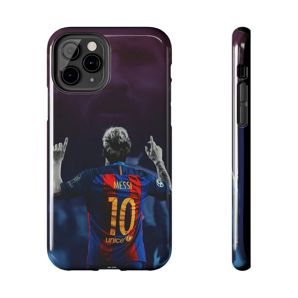 Messi iPhone Case, Football Phone Cover for Fans