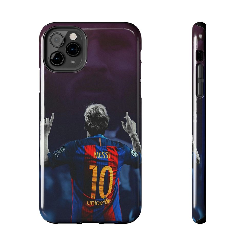 Messi iPhone Case, Football Phone Cover for Fans