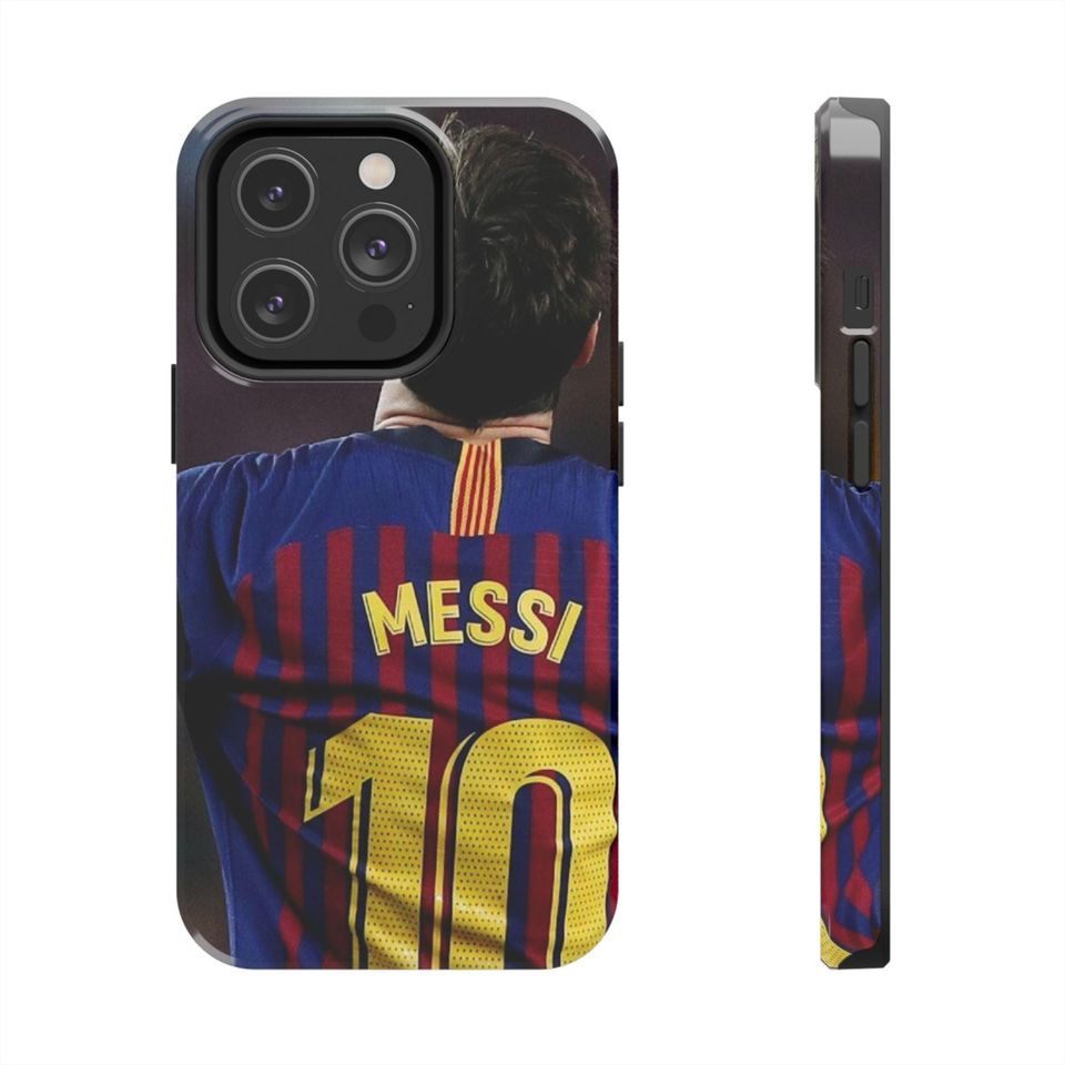Messi Tough iPhone Case, Durable Football Phone Cover
