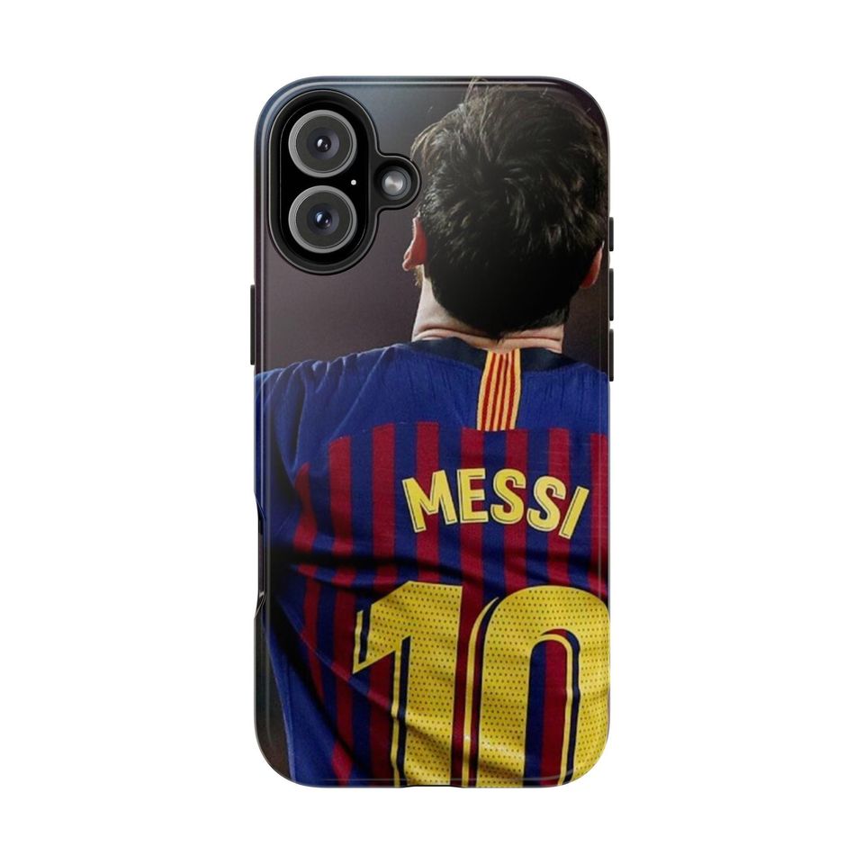 Messi Tough iPhone Case, Durable Football Phone Cover