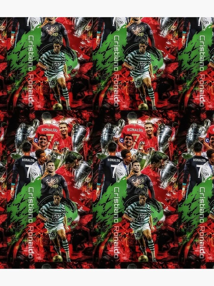 Cristiano Ronaldo Art Posters Backpack, Gift for Fan