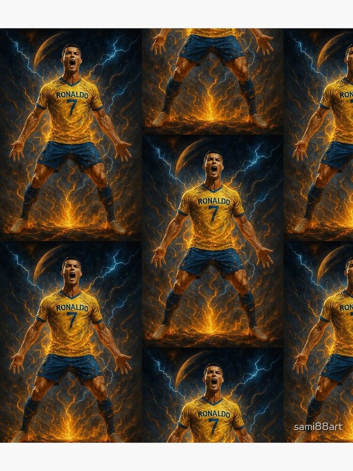 Cristiano Ronaldo Backpack, Gift for Fan