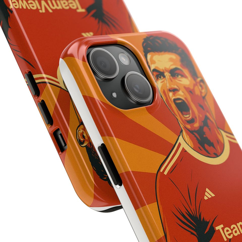 Ronaldo Man United iPhone Case, Football Phone Cover for Fans