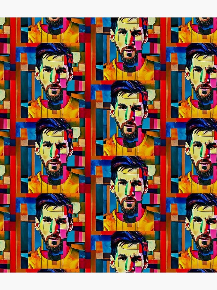 art grafic of Messi Backpack, Gift for Fan