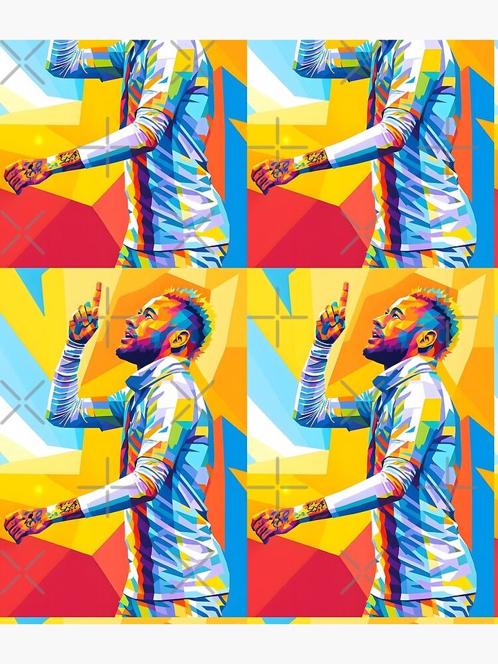 Neymar JR Pop Art Backpack, Gift for Fan