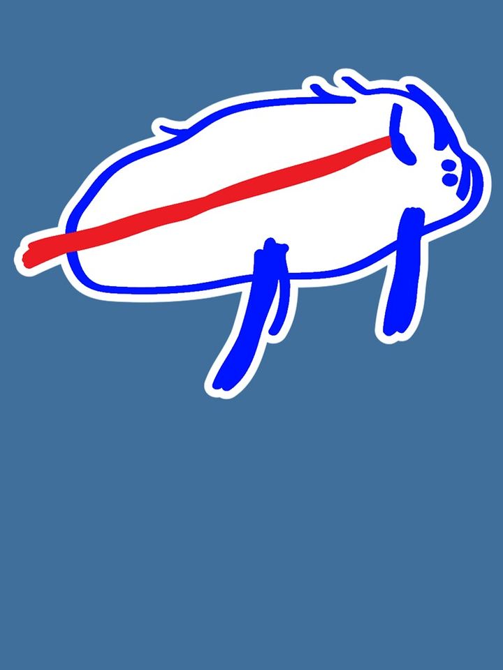 Josh Allen Drawing Lightweight Hoodie