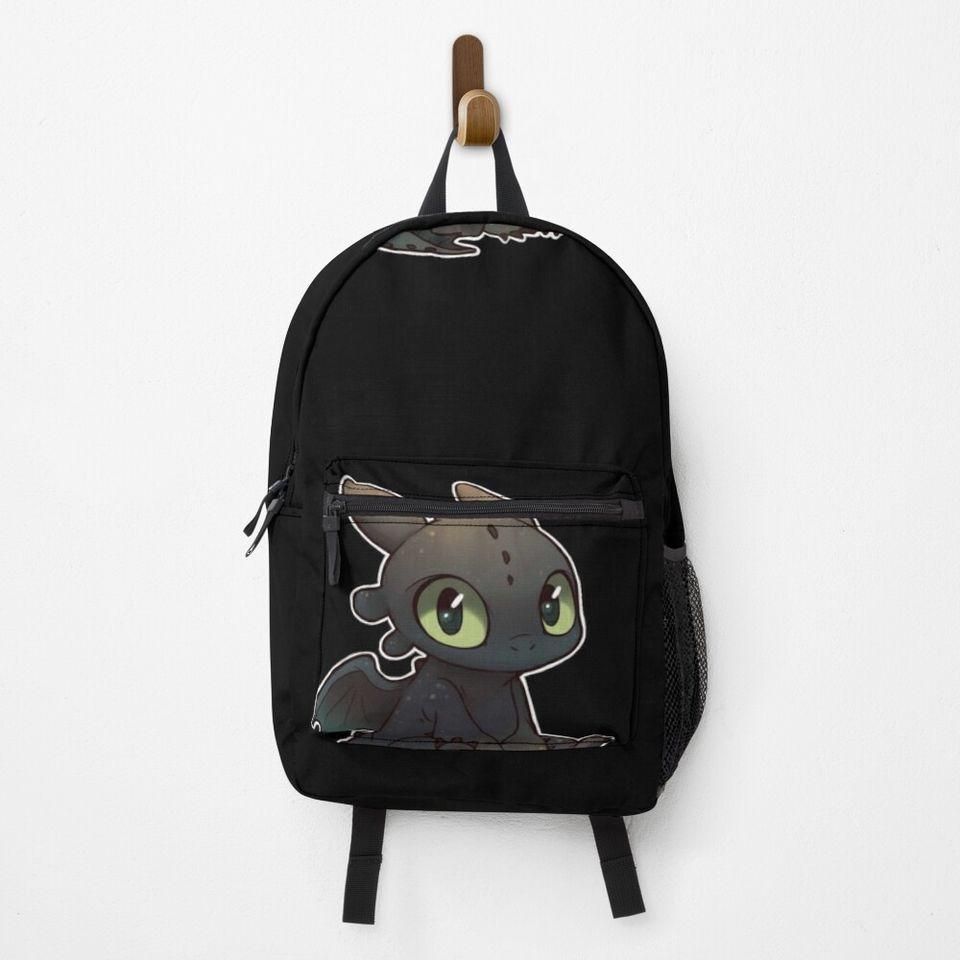 Chibi toothless Night Furry Backpack