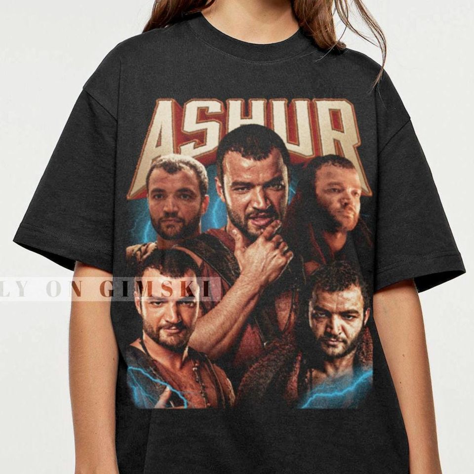 Ashur Vintage Bootleg Graphic T-Shirt Unisex