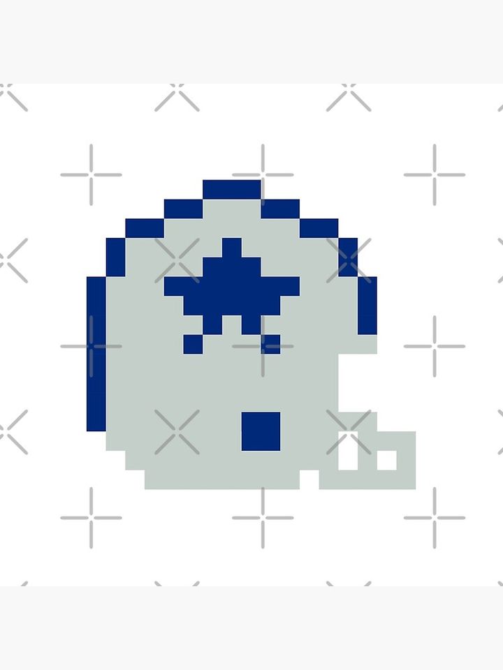8-Bit Dallas Pillow, Gift for Fan