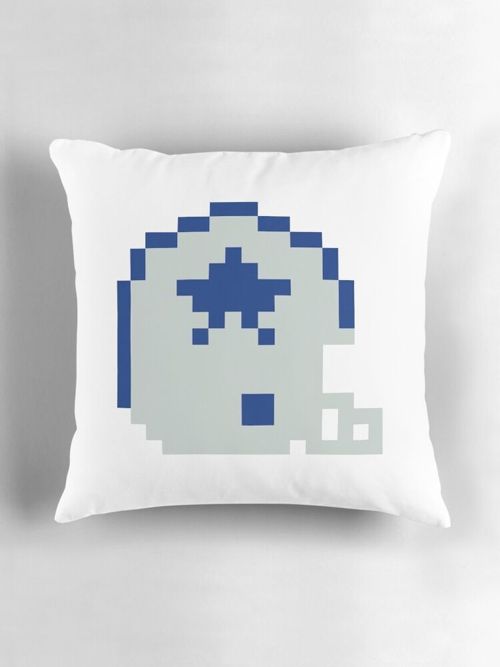 8-Bit Dallas Pillow, Gift for Fan