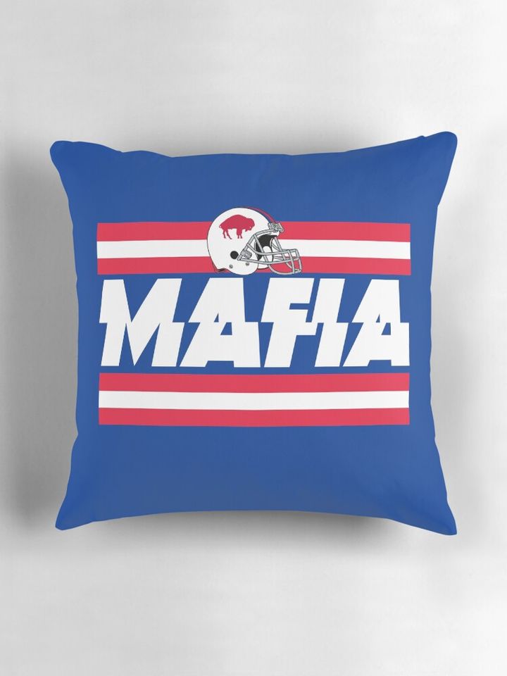 buffalo bills mafia  Pillow, Gift for Fan