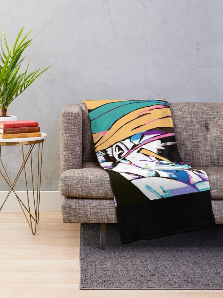 Future Trunks Throw Blanket, Gift for Fan, for All Age