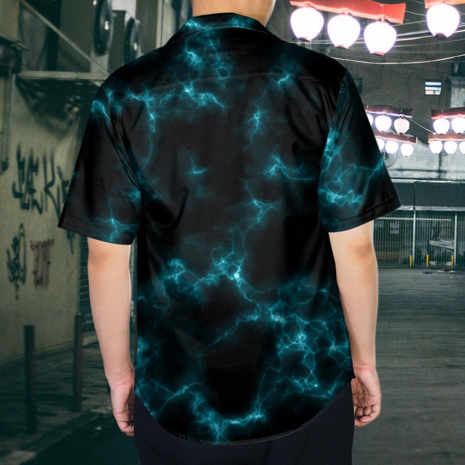 Gengar Hawaiian Shirt - Ghost Type Inspired Button Up