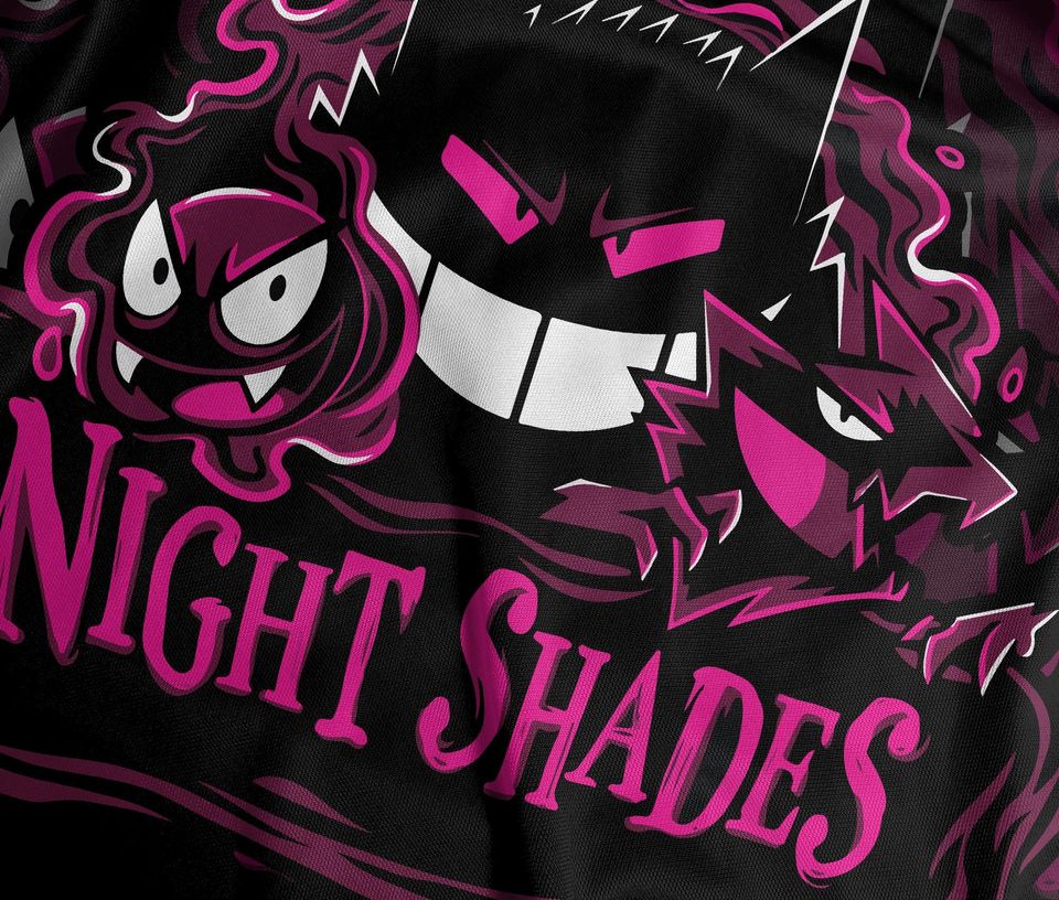 Gengar Baseball Jersey | Cute Anime | Funny Graphic | Birthday Gift