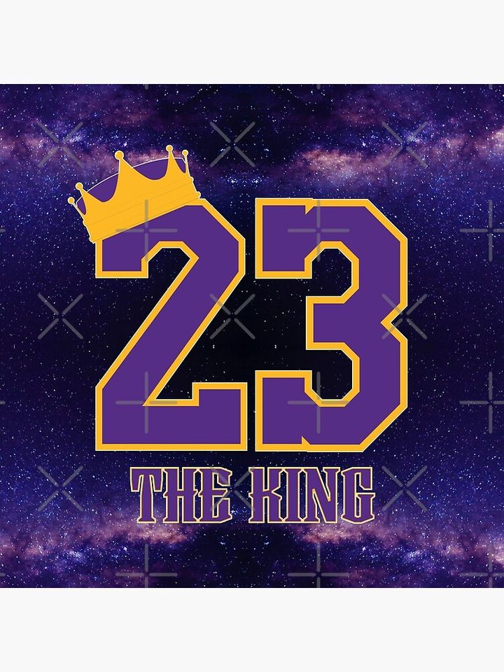 Lebron James, 23 King Collection Pillow, NBA Gift, Gift for Fan