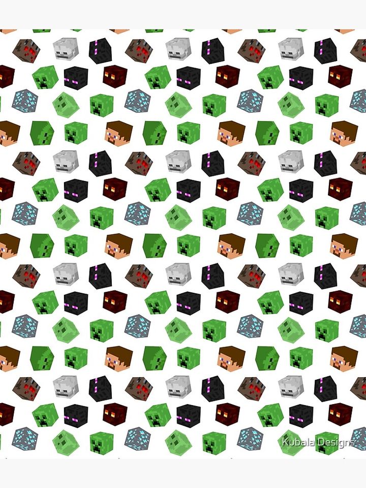 Creeper Minecraft Pattern Backpack