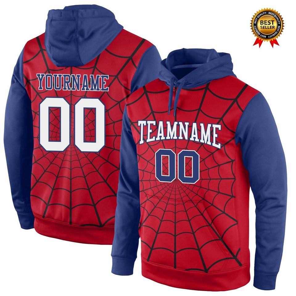 Custom Spiderweb Hoodie - Personalized Superhero Design