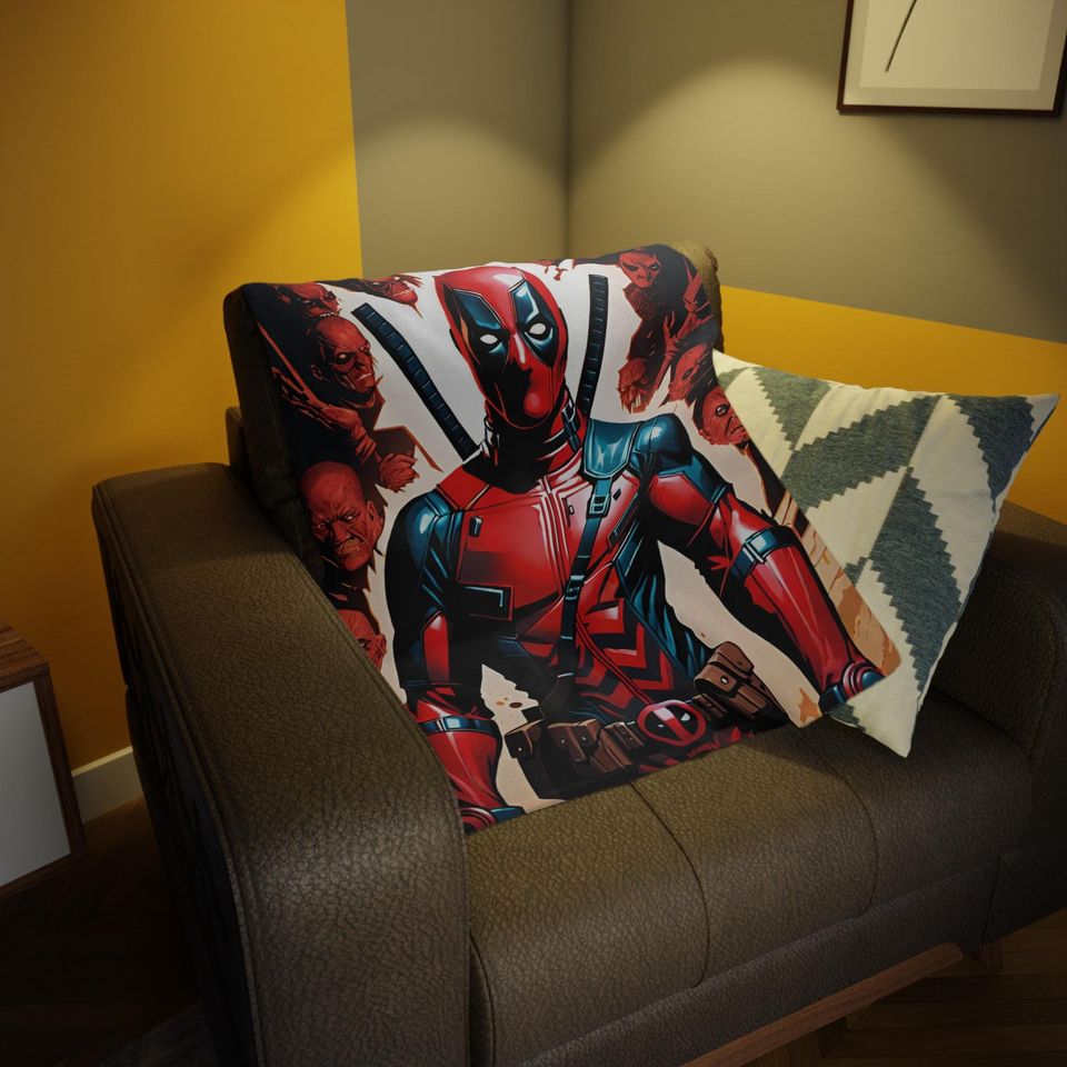 Deadpool Plush Throw Blanket