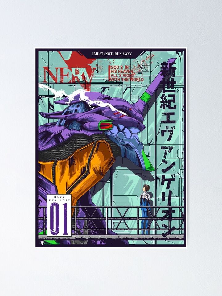 Evangelion - EVA 01 Poster Color Poster