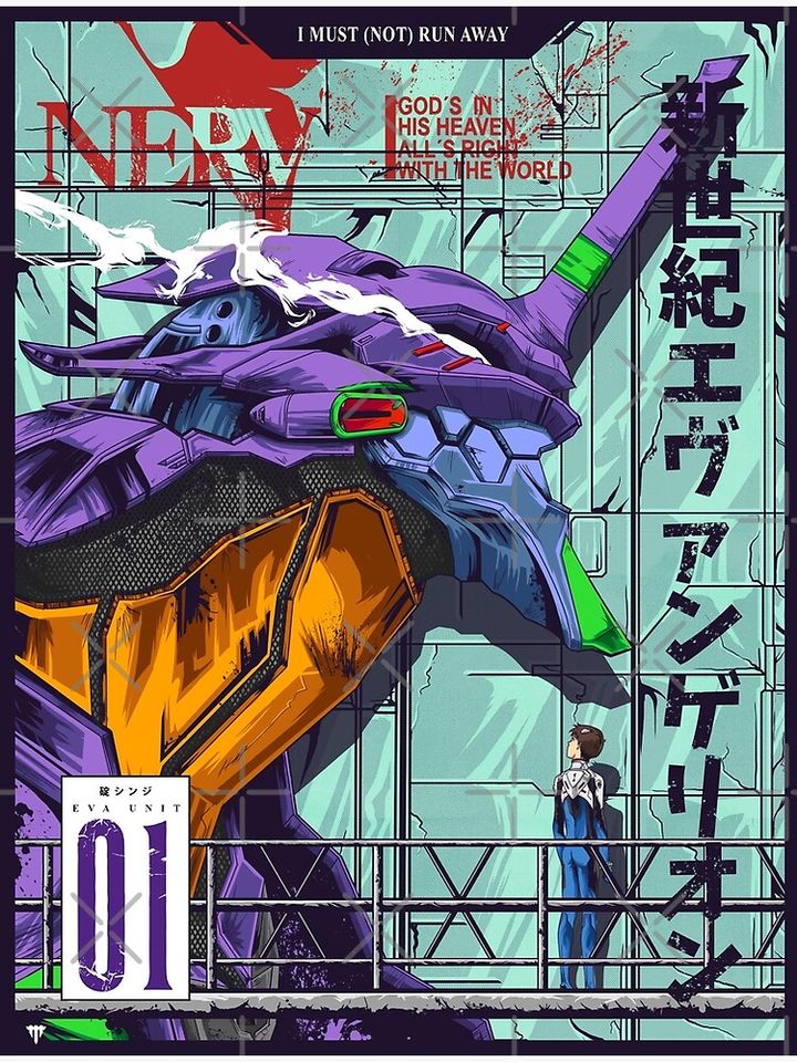 Evangelion - EVA 01 Poster Color Poster