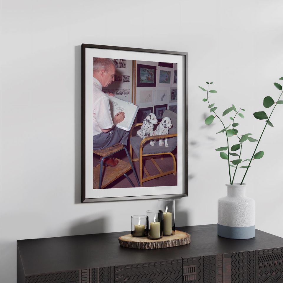 101 Dalmatians, Photography Prints, Behind the Scenes, Retro Poster