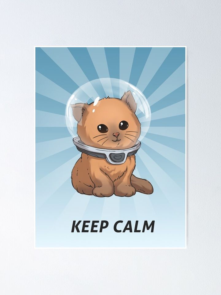 Keep Calm Kitty Poster
