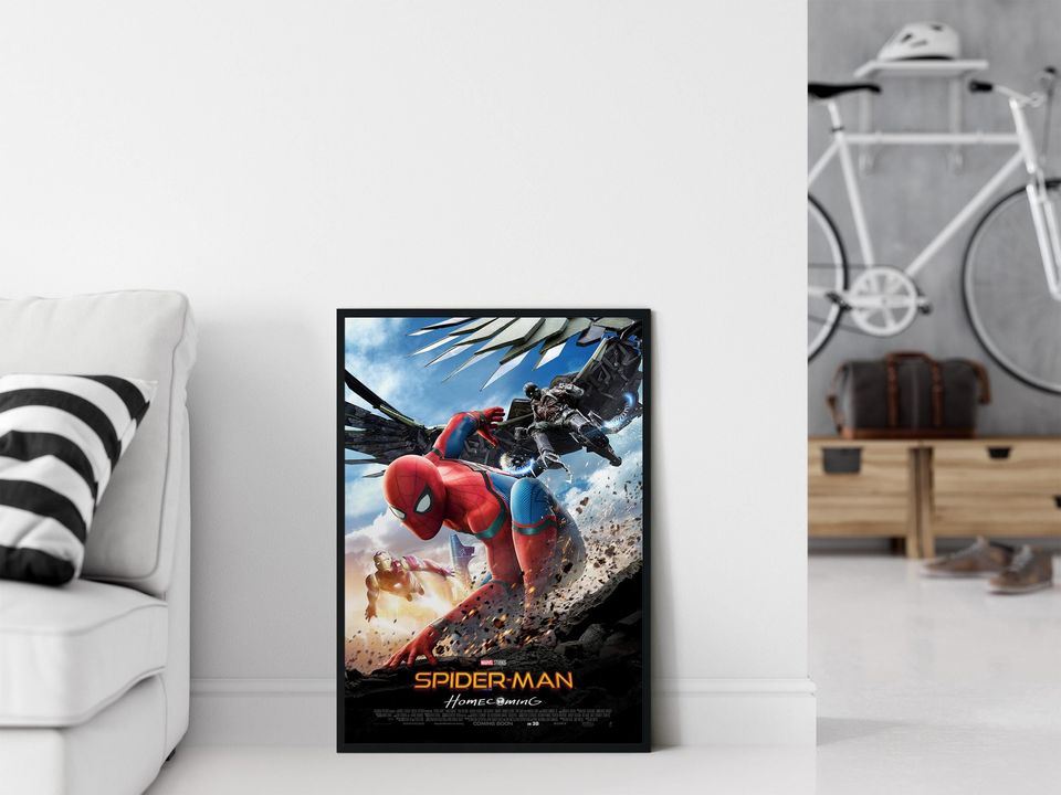 Spider-Man: Homecoming Movie Poster – Ready to Print Digital Art