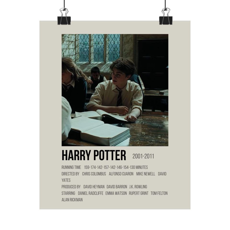 Harry Potter Poster – Matte Vertical Wizard Wall Art