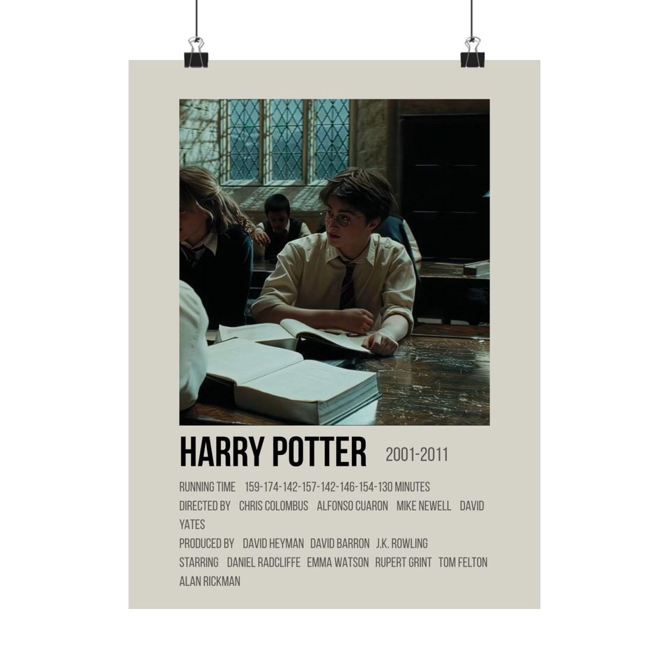 Harry Potter Poster – Matte Vertical Wizard Wall Art