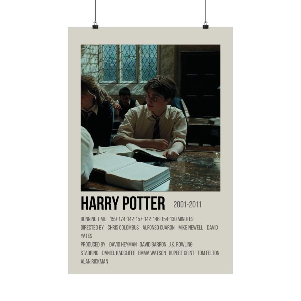 Harry Potter Poster – Matte Vertical Wizard Wall Art