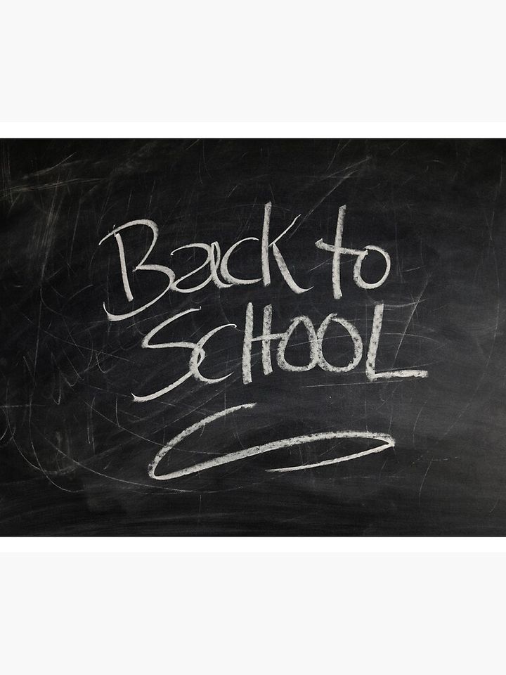 Back to School, Black Board Throw Blanket