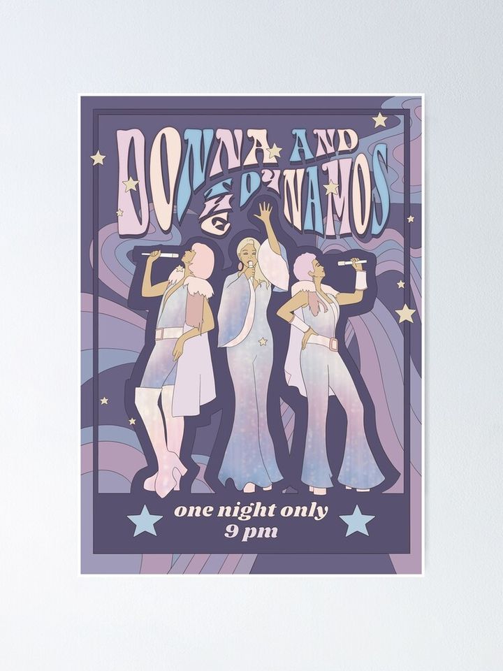 Donna and the Dynamos Concert Poster Poster